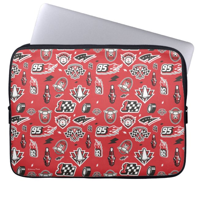 Cars 3 | 95 Lightning McQueen Speed Pattern Laptop Sleeve (Front)
