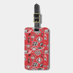 Cars 3   95 Lightning McQueen Speed Pattern Luggage Tag