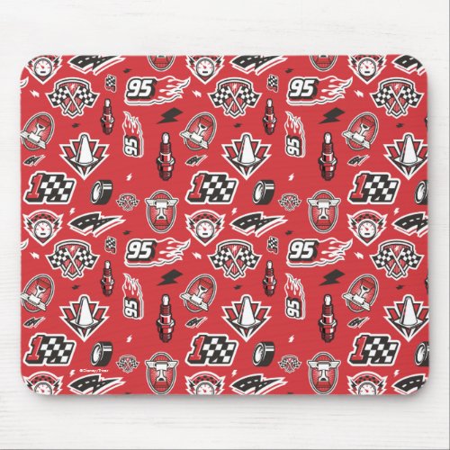 Cars 3  95 Lightning McQueen Speed Pattern Mouse Pad