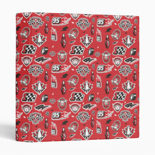 Cars 3   95 Lightning McQueen Speed Pattern Ring Binder