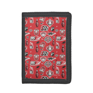Cars 3 95 Lightning McQueen Speed Pattern Tri-fold Wallet