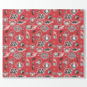 Cars 3 | 95 Lightning McQueen Speed Pattern Wrapping Paper (Flat)