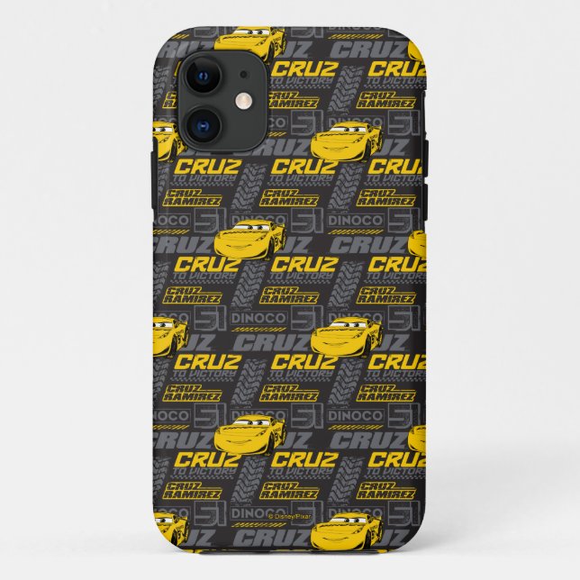 Cars 3 | Cruz Ramirez - Cruz to Victory Pattern Case-Mate iPhone Case (Back)