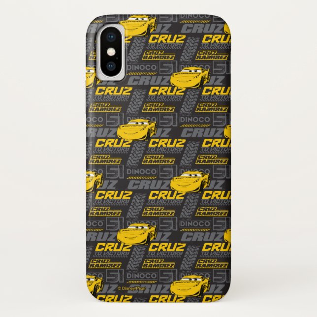 Cars 3 | Cruz Ramirez - Cruz to Victory Pattern Case-Mate iPhone Case (Back)