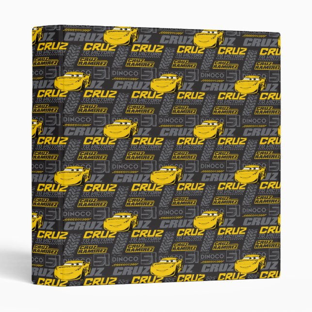 Cars 3 | Cruz Ramirez - Cruz to Victory Pattern Ring Binder (Front/Spine)