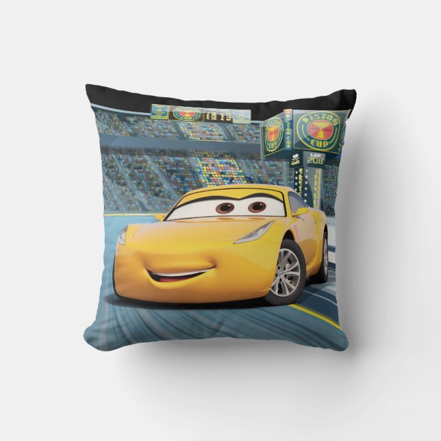 Cars 3 | Cruz Ramirez - Cruz to Victory Throw Pillow (Front)