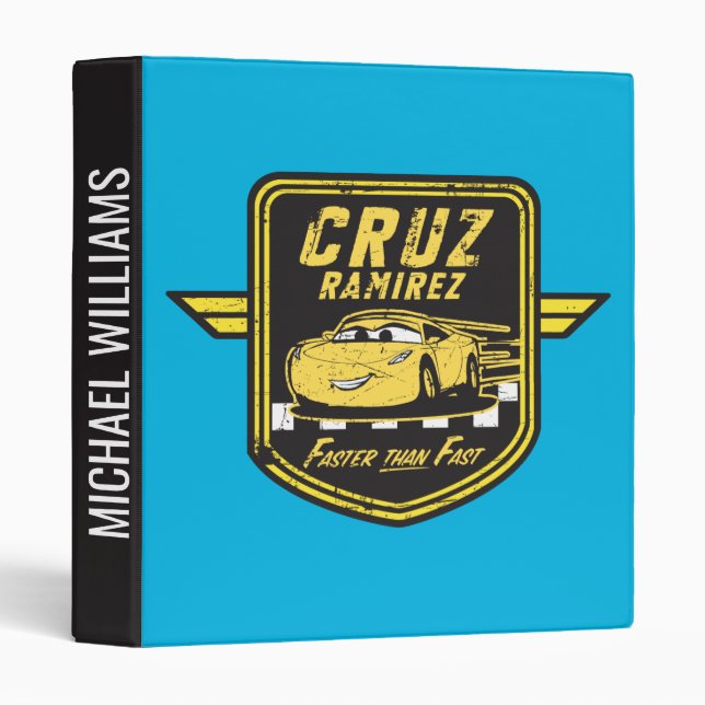 Cars 3 | Cruz Ramirez - Faster than Fast Binder (Front/Spine)