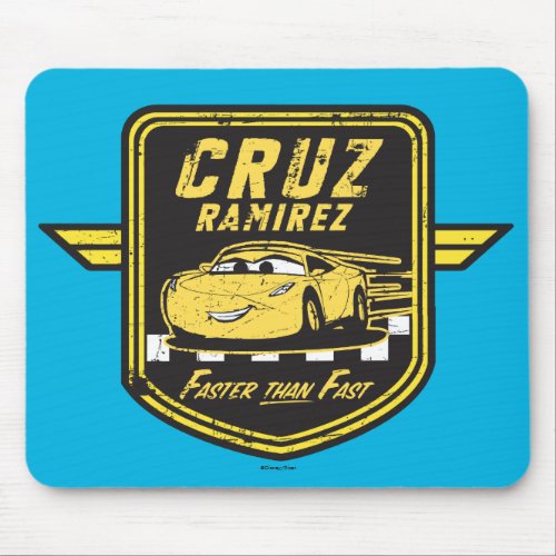 Cars 3  Cruz Ramirez _ Faster than Fast Mouse Pad