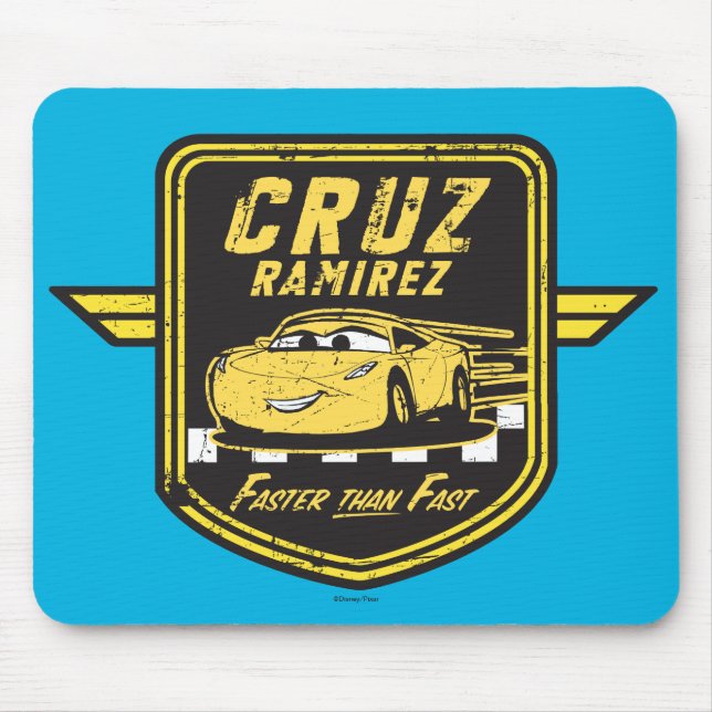 Cars 3 | Cruz Ramirez - Faster than Fast Mouse Pad (Front)