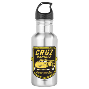 Cars 3   Cruz Ramirez - Faster than Fast Water Bottle