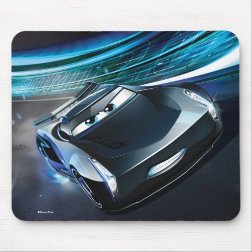 Cars 3  Jackson Storm _ Storming Through Mouse Pad