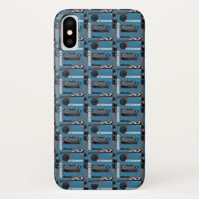 Cars 3 | Jackson Storm - Storming Through Pattern Case-Mate iPhone Case (Back)