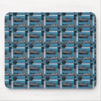 Cars 3 | Jackson Storm - Storming Through Pattern Mouse Pad by DisneyPixarCars at Zazzle