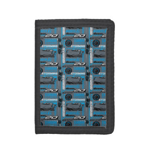 Cars 3 Jackson Storm - Storming Through Pattern Trifold Wallet