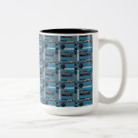 Cars 3 | Jackson Storm - Storming Through Pattern Two-Tone Coffee Mug