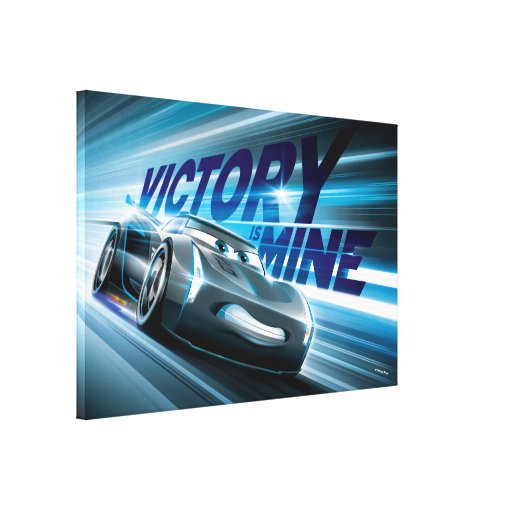 Cars 3 | Jackson Storm - Victory is Mine Canvas Print | Zazzle