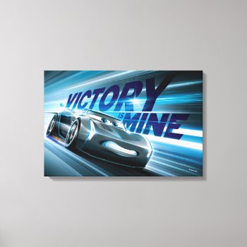 Cars 3 | Jackson Storm - Victory Is Mine Canvas Print by DisneyPixarCars at Zazzle