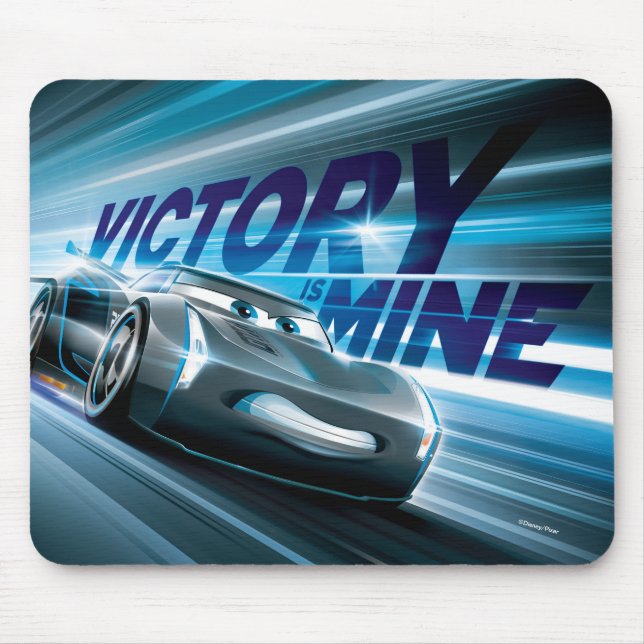 Cars 3 | Jackson Storm - Victory is Mine Mouse Pad (Front)