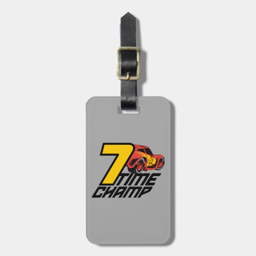Cars 3  Lightning McQueen _ 7 Time Champ Luggage Tag