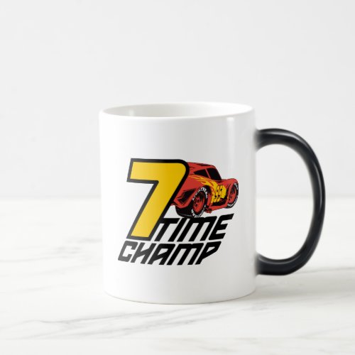 Cars 3  Lightning McQueen _ 7 Time Champ Magic Mug