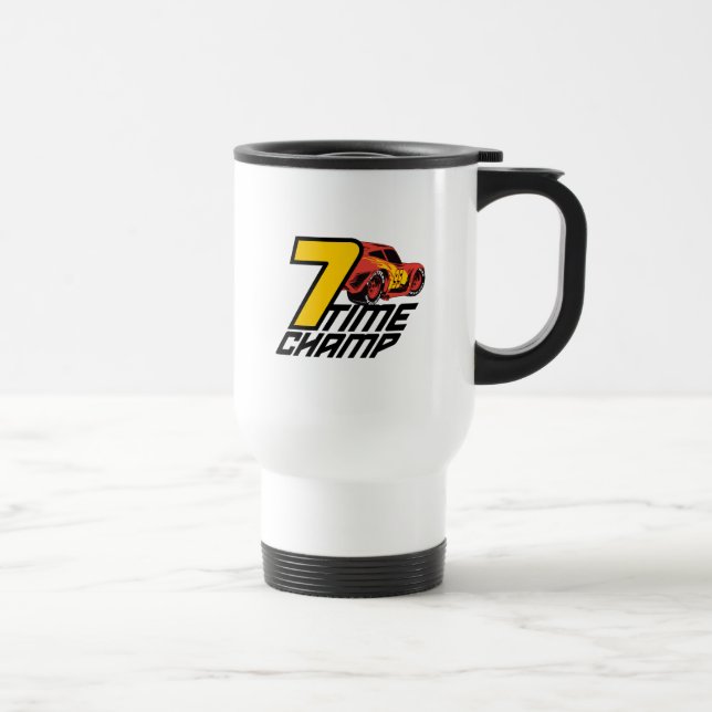 Cars 3 | Lightning McQueen - 7 Time Champ Travel Mug (Right)