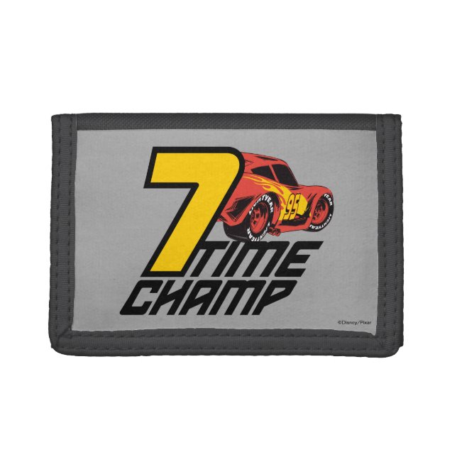 Cars 3 | Lightning McQueen - 7 Time Champ Tri-fold Wallet (Front)
