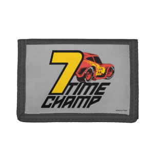 Cars 3 Lightning McQueen - 7 Time Champ Trifold Wallet