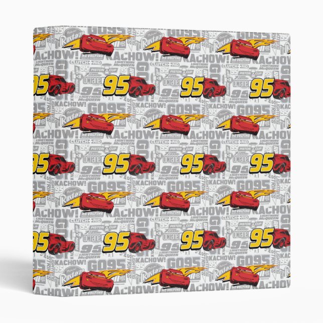 Cars 3 | Lightning McQueen 95 Pattern Binder (Front/Spine)