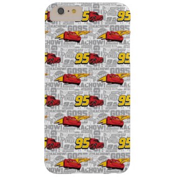 Cars 3 | Lightning Mcqueen 95 Pattern Barely There Iphone 6 Plus Case by DisneyPixarCars at Zazzle