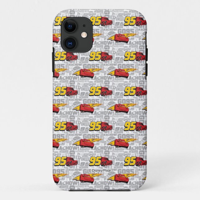 Cars 3 | Lightning McQueen 95 Pattern Case-Mate iPhone Case (Back)