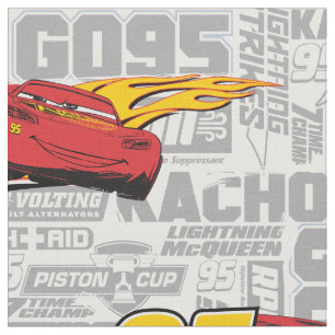 Cars 3   Lightning McQueen 95 Pattern Fabric