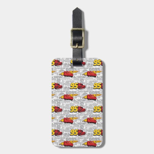 Cars 3  Lightning McQueen 95 Pattern Luggage Tag