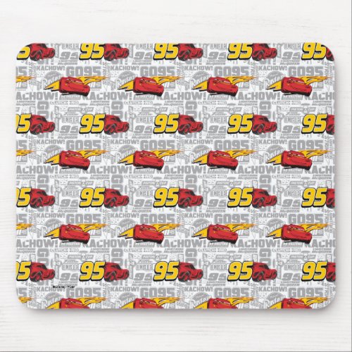 Cars 3  Lightning McQueen 95 Pattern Mouse Pad