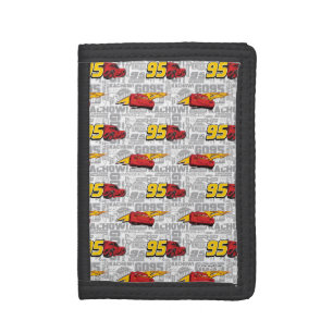 Cars 3 Lightning McQueen 95 Pattern Tri-fold Wallet