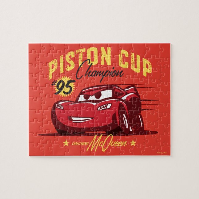 Cars 3 | Lightning McQueen - #95 Piston Cup Champ Jigsaw Puzzle (Horizontal)