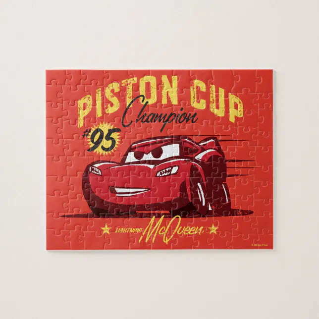 Cars 3 | Lightning McQueen - #95 Piston Cup Champ Jigsaw Puzzle | Zazzle