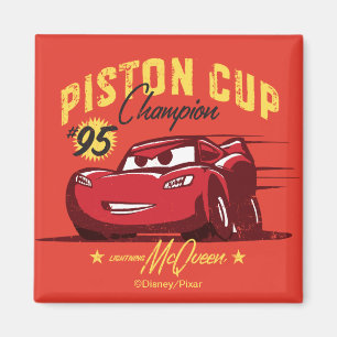 Cars 3 Lightning McQueen - #95 Piston Cup Champ Magnet