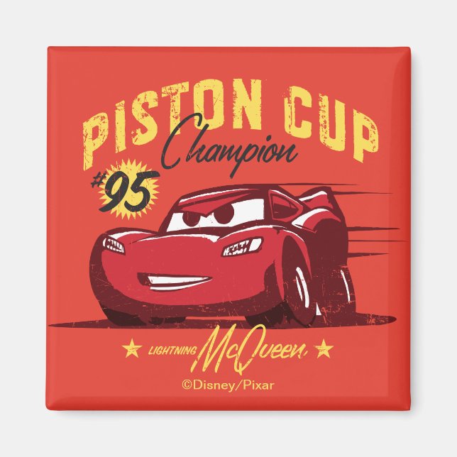 Cars 3 | Lightning McQueen - #95 Piston Cup Champ Magnet (Front)
