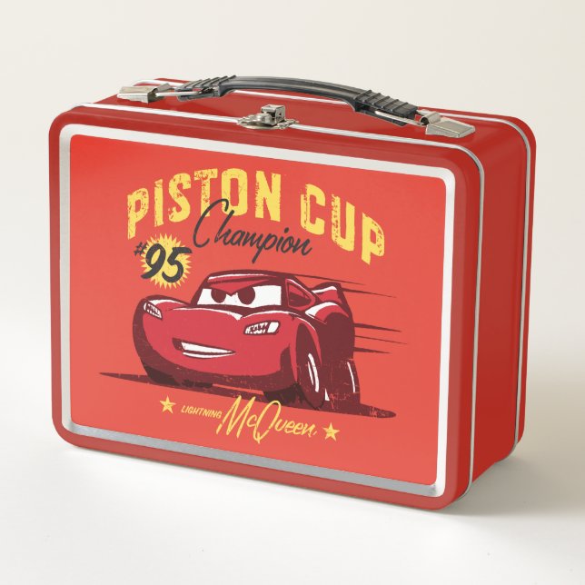 Cars 3 | Lightning McQueen - #95 Piston Cup Champ Metal Lunch Box (Front)
