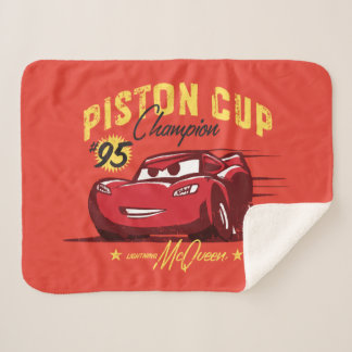 Cars 3 | Lightning McQueen - #95 Piston Cup Champ Sherpa Blanket