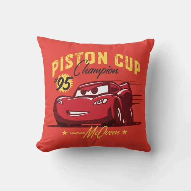 Cars 3 | Lightning McQueen - #95 Piston Cup Champ Throw Pillow (Front)
