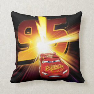Cars 3   Lightning McQueen 95 Throw Pillow