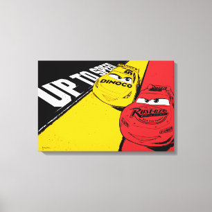 Cars 3 Lightning McQueen & Cruz Ramirez - Speed Canvas Print