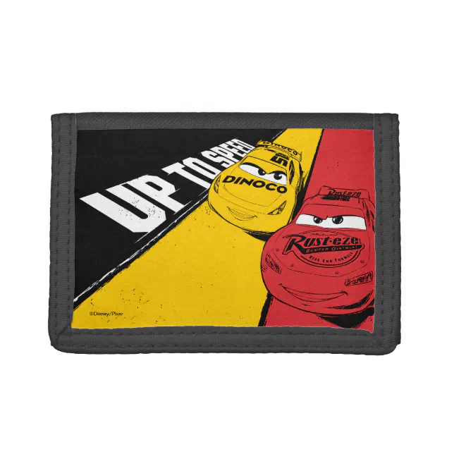 Cars 3 | Lightning McQueen & Cruz Ramirez - Speed Tri-fold Wallet | Zazzle