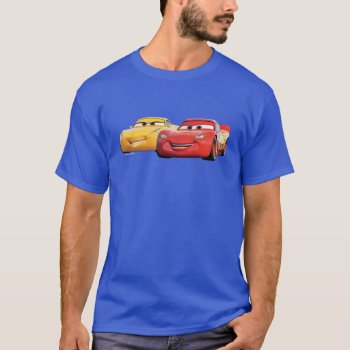 Cars 3 | Lightning Mcqueen & Cruz Ramirez T-shirt by DisneyPixarCars at Zazzle