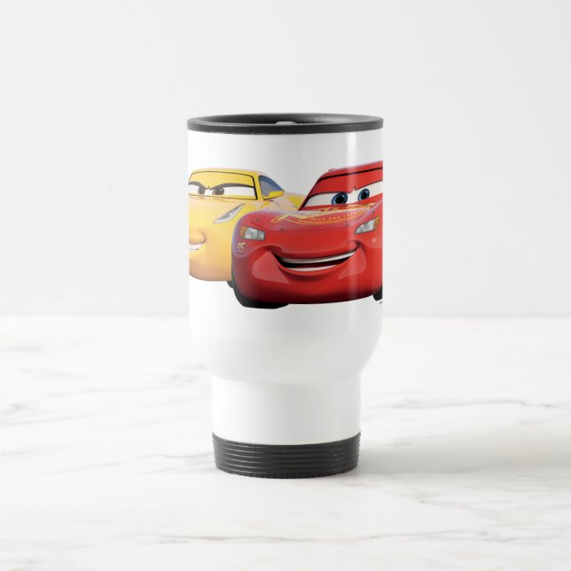 Cars 3 | Lightning McQueen & Cruz Ramirez Travel Mug (Center)