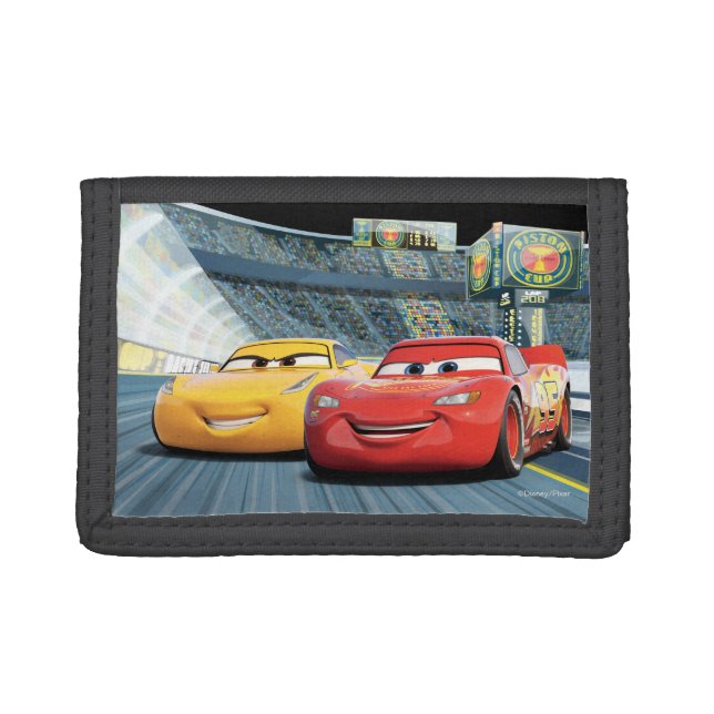 Cars 3 | Lightning McQueen & Cruz Ramirez Tri-fold Wallet (Front)