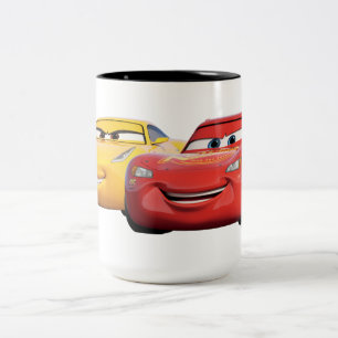 Cars 3   Lightning McQueen & Cruz Ramirez Two-Tone Coffee Mug