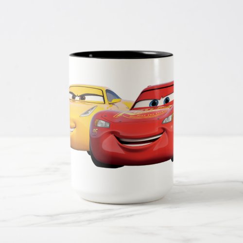 Cars 3  Lightning McQueen  Cruz Ramirez Two_Tone Coffee Mug