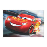 Canvas print Cars - Lightning Mcqueen Sideshot